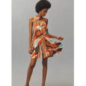 Anthropologie Hitch Halter Swing Dress - L